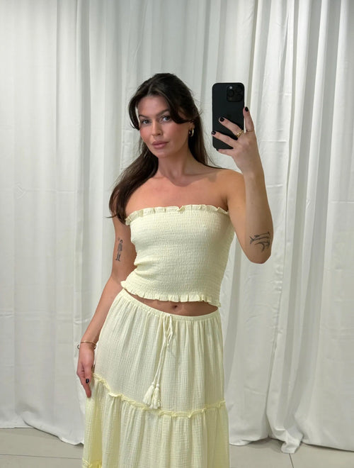 Bandeau Top Rüschen