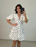 Polka Dots Ballonkleid