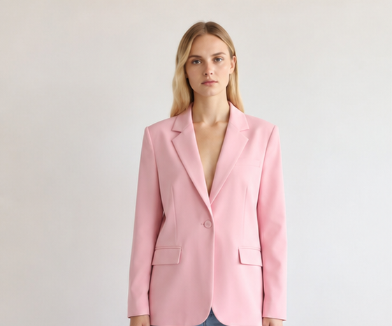 Blazer mit Herz am Rücken aus Glitzersteinen
