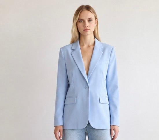 Blazer mit Herz am Rücken aus Glitzersteinen