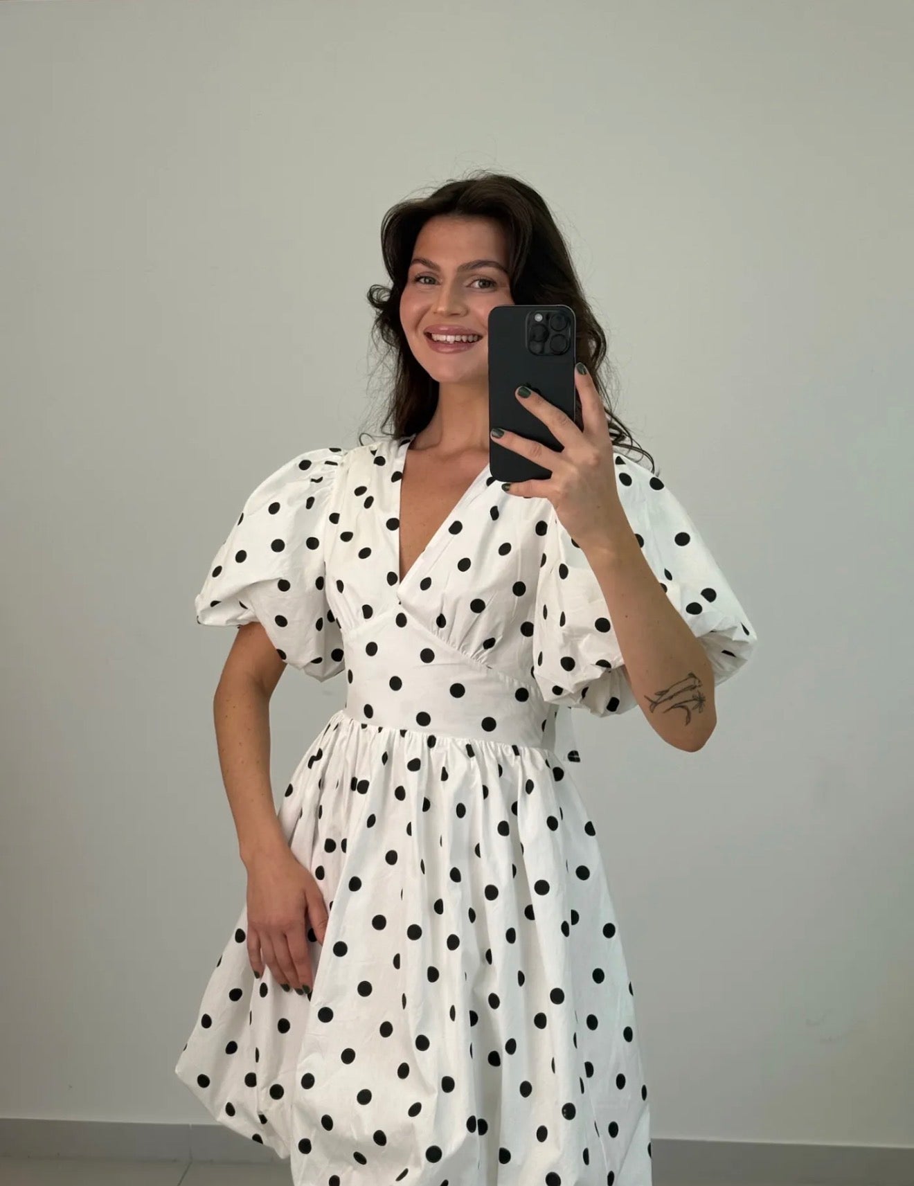 Polka Dots Ballonkleid