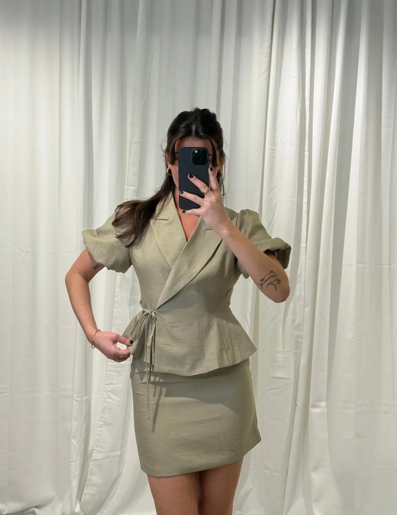 A-Linien Minirock Clean Look