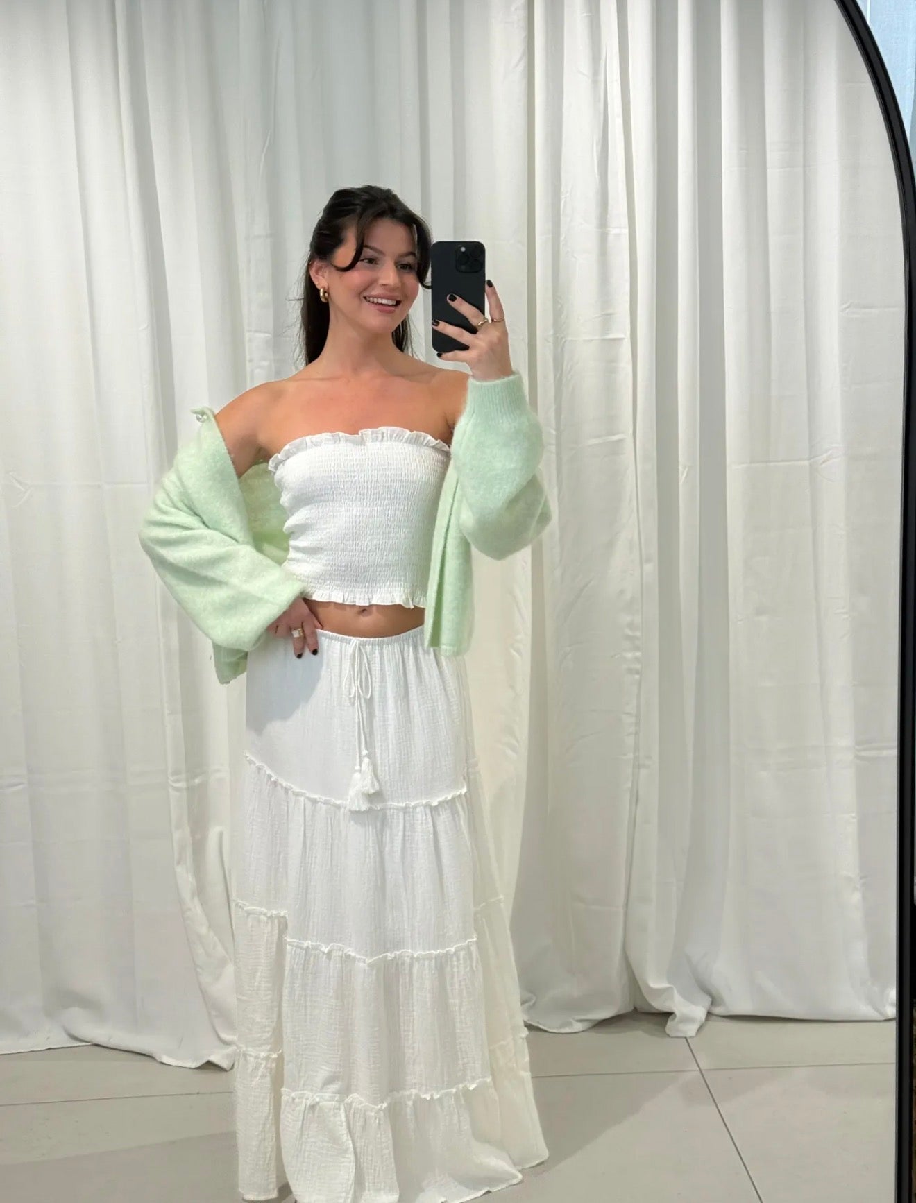 Bandeau Top Rüschen