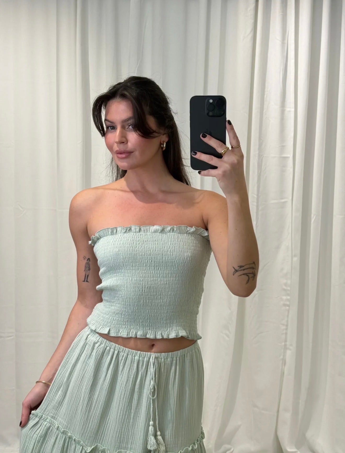 Bandeau Top Rüschen