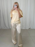 Soft T-Shirt mit Spitze