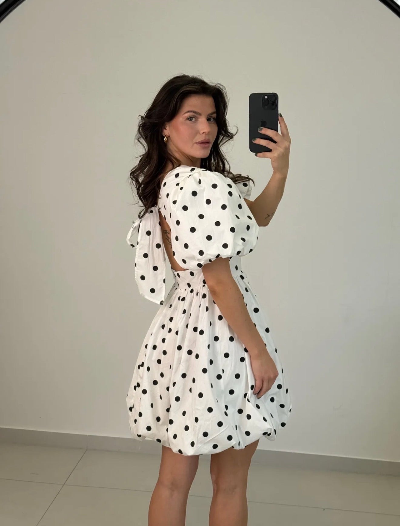 Polka Dots Ballonkleid