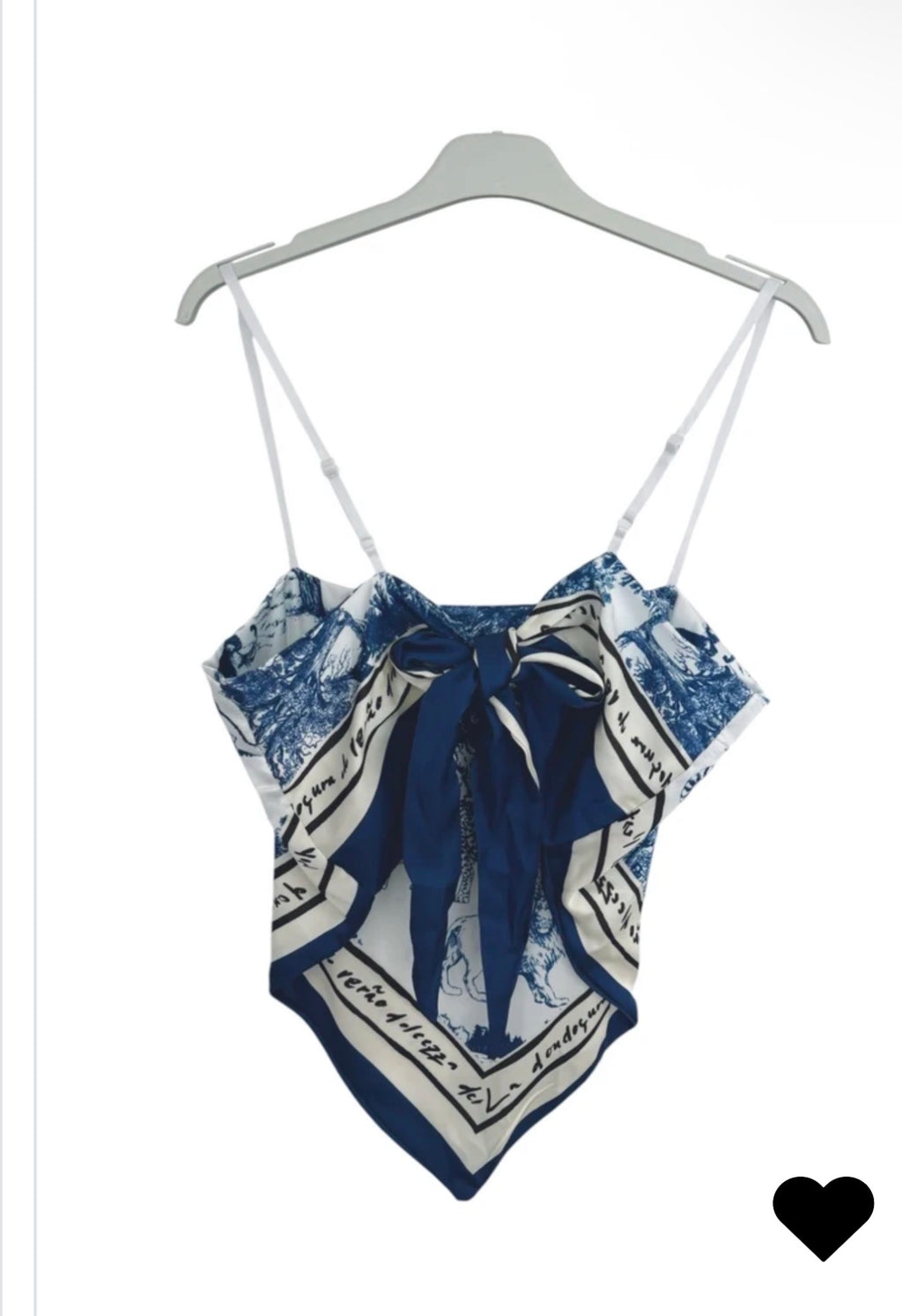 Amalfi Scarf Top mit verstellbaren Trägern