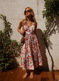 Boho - Midikleid Flower